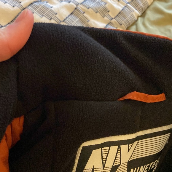 Orange Fur-Lined kids Winter Jacket - Picture 13 of 16